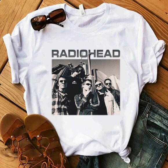 Radiohead 90s Band Graphic Rock Music Fan Collector Concert Tour T-Shirt 91 - Picture 1 of 5